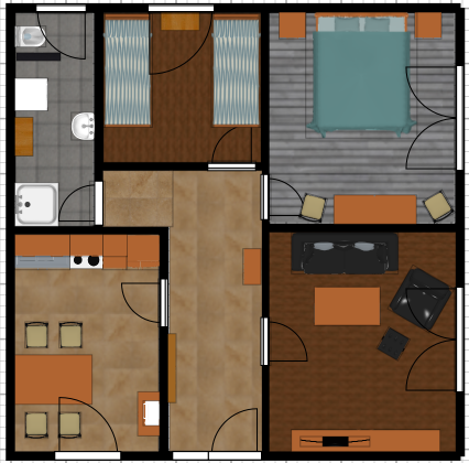 Grundriss Wohnung unten